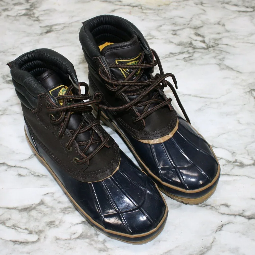 CRATER RIDGE Boots Pike 2 Leather Rubber Waterproof Blue Duck Outdoor Men's 6
